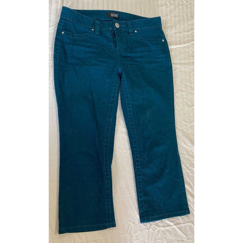 ANA WOMENS JEANS CAPRIS PANTS SIZE 6P